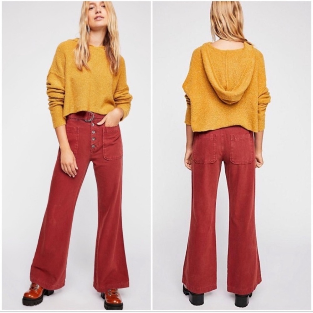 Free People Corbin Mod slim Flare Pants